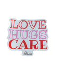 Love Hugs Care Sticker